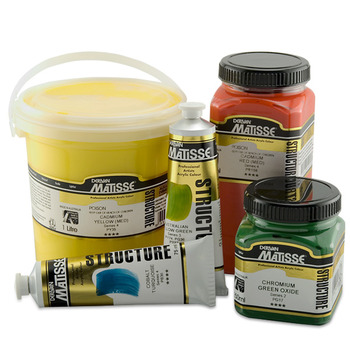 Chroma Acrylic Mural Paint - Primary Colors (Set of 6), 64oz Jars
