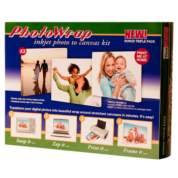 PhotoWrap Inkjet Photo-to-Canvas Kit