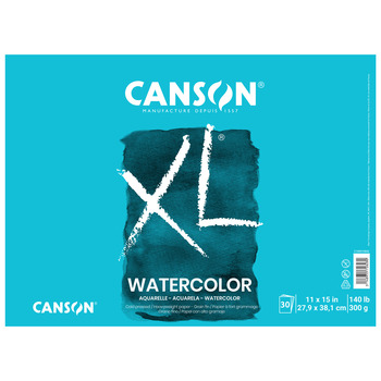 Canson XL Watercolor Pad, 11"x15" - 140lb, 30 Sheets