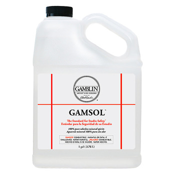 Gamblin Gamsol 16.9oz, Odorless Mineral Spirits