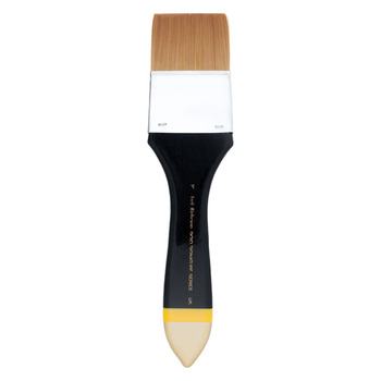 Ebony Splendor Synthetic Teijin Brush Long Handle Brush Filbert #14