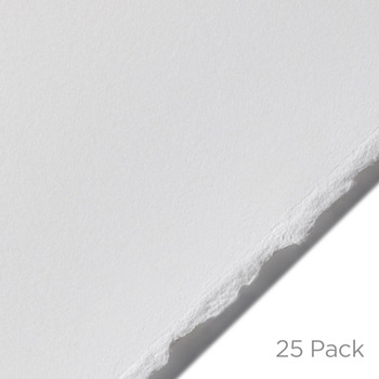Stonehenge Printmaking & Drawing Paper Sheets 22x30, White (Pack of 25)