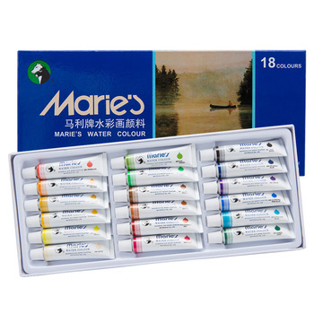 Marie's Watercolor Set of 18,12 ml Tubes