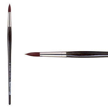 Da Vinci Top Acryl Synthetic Brush - Round, Size 12 Long Handle, 7785