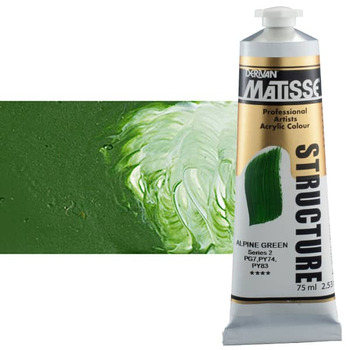 Matisse Structure Acrylic Colors Alpine Green 75 ml