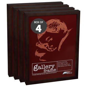 Ambiance Gallery Wood Frame - 20" x 30" Espresso, 1-1/2" Profile (Box of 4)