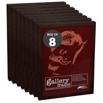 Ambiance Gallery Wood Frame - 4" x 8" Espresso, 1-1/2" Profile (Box of 8)