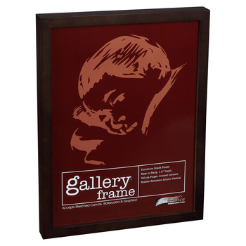 Ambiance Gallery Wood Frame - 18" x 24" Espresso, 1-1/2" Profile (Single)