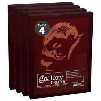 Ambiance Gallery Wood Frame - 22" x 28" Mahogany, 1-1/2" Profile (Box of 4)