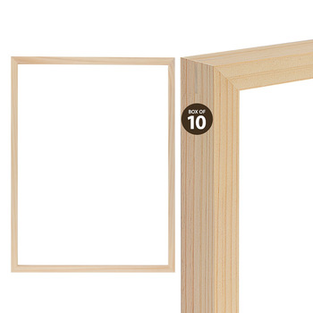 Ambiance Unfinished Wood 18"x24" Gallery Frame, 3/4" Deep (Box of 10)