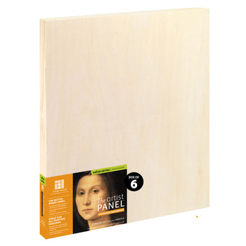 Ampersand Value Series Unprimed Basswood Artist Panel 2-1/2" Cradle 48" x 60", Box of 2