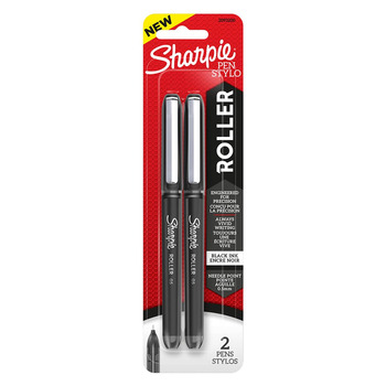 Sharpie Rollerball Pen (Pack of 2) - Black, 0.5mm