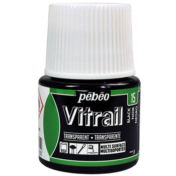 Pebeo Vitrail Color Black 45ml