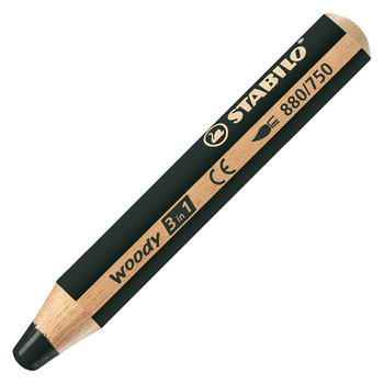 Stabilo Woody Colored Pencil, Black