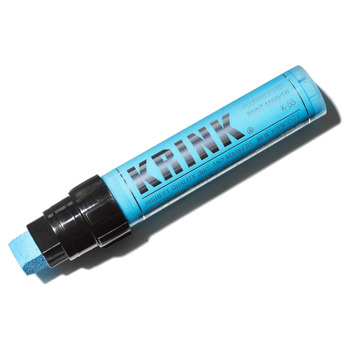 Krink K-55 Fluorescent Blue, Acrylic Paint Marker 15mm Block Tip