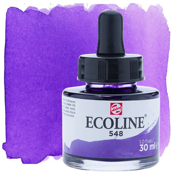 Ecoline Liquid Watercolor, Blue Violet 30ml Pipette Jar