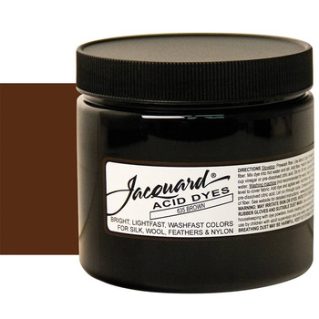 Jacquard Acid Dye - Brown, 8 oz