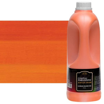 Creative Inspirations Acrylic Paint, Cadmium Orange 1.8 Ltr. Jug