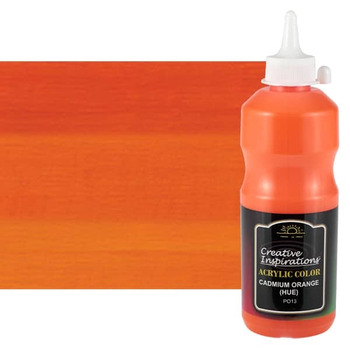 Creative Inspirations Acrylic, Cadmium Orange Hue 500ml Bottle