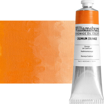 Williamsburg Handmade Oil Paint - Cadmium Orange, 150ml Tube