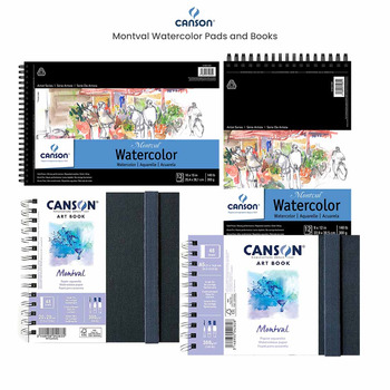 Canson Montval Watercolor Pads and Books