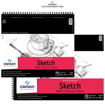 There is a large variety of Canson Universal Spiral Sketch Book 11X14 -  100 Sheets 956 that are available