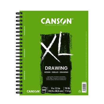 Canson XL Drawing Pad 9"x12", 60 Sheets