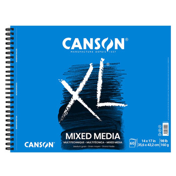 Canson XL Mix-Media Pad 14"x17", 60 Sheets