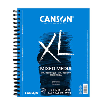 Canson XL Mix-Media Pad 9"x12", 60 Sheets