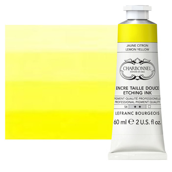 Charbonnel Etching Ink, Lemon Yellow - 60ml
