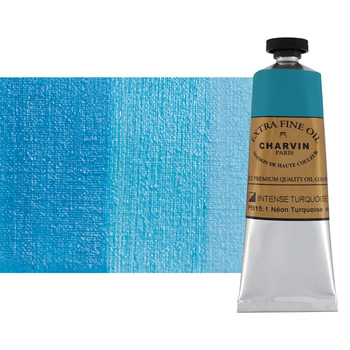 Charvin Professional Oil Paint Extra-Fine, Intense Turquoise - 60ml