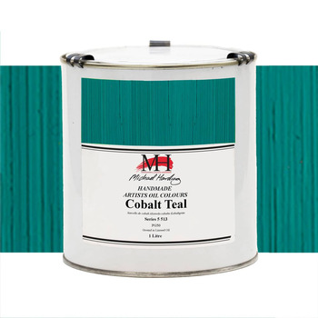 Michael Harding Oil Color - Cobalt Teal, 1L Can