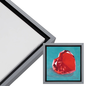 Cardinali Renewal Core Floater Frame, Cool Grey 20"x20" - 3/4" Deep