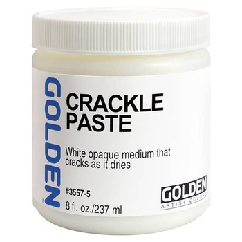 GOLDEN Crackle Paste Medium, 8oz Jar