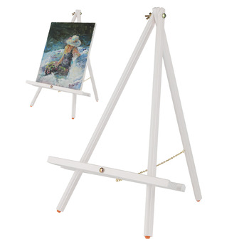 Thrifty White Wood Tabletop Display Easel by Creative Mark