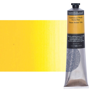 Sennelier Artists' Extra-Fine Oil - Cadmium Yellow Medium, 200 ml Tube
