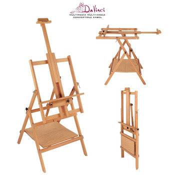Daler-Rowney ArtSphere Tabletop Easel - Wooden Easel Stand for Professional and Student Artists - Secure Painting Stand with Detachable Drawing