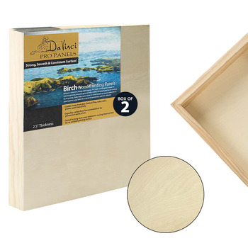 Da Vinci Pro Birch Wood Panel 36"x36", 2-1/2" Deep (Box of 2)