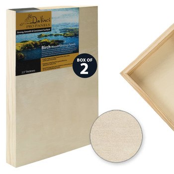 Da Vinci Pro Birch Wood Panel 30"x30", 2-1/2" Deep (Box of 2)