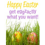 Easter Art eGift Card - Eggzactly What You Want - electronic gift card eGift Card