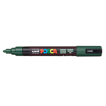 POSCA Acrylic Paint Marker - Medium Tip, English Green (1.8-2.5mm)