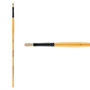 Mimik Hog Professional Synthetic Bristle Brush, Filbert Size #1