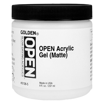 GOLDEN Open Acrylic Gel Mediums Matte 8 oz