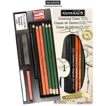 Winsor & Newton Studio Collection Charcoal Pencil x6 Assorted