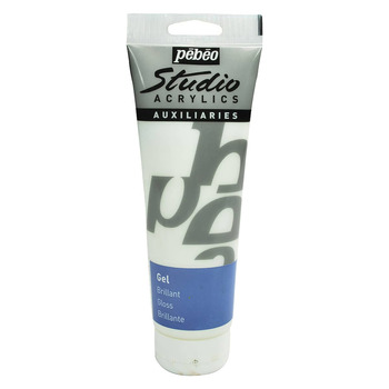 Pebeo Studio Acrylics Mediums - Gloss Gel, 250ml