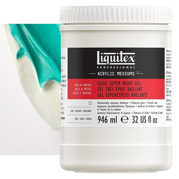 Liquitex Acrylic Gel Medium - Super Heavy Gloss, 32 oz