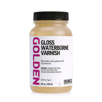 GOLDEN Waterborne Varnish - Gloss, 8oz Jar
