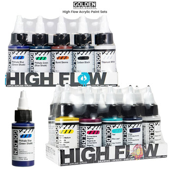 Golden Acrylic High Flow 1oz Mars Black - Wet Paint Artists' Materials and  Framing