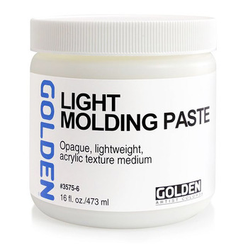 GOLDEN Paste Light Molding Medium, 16oz Jar