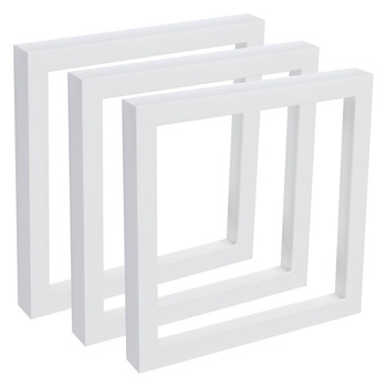 Gotham White Deep, 10"x10" Frame - 1-5/8" Deep (Box of 3)